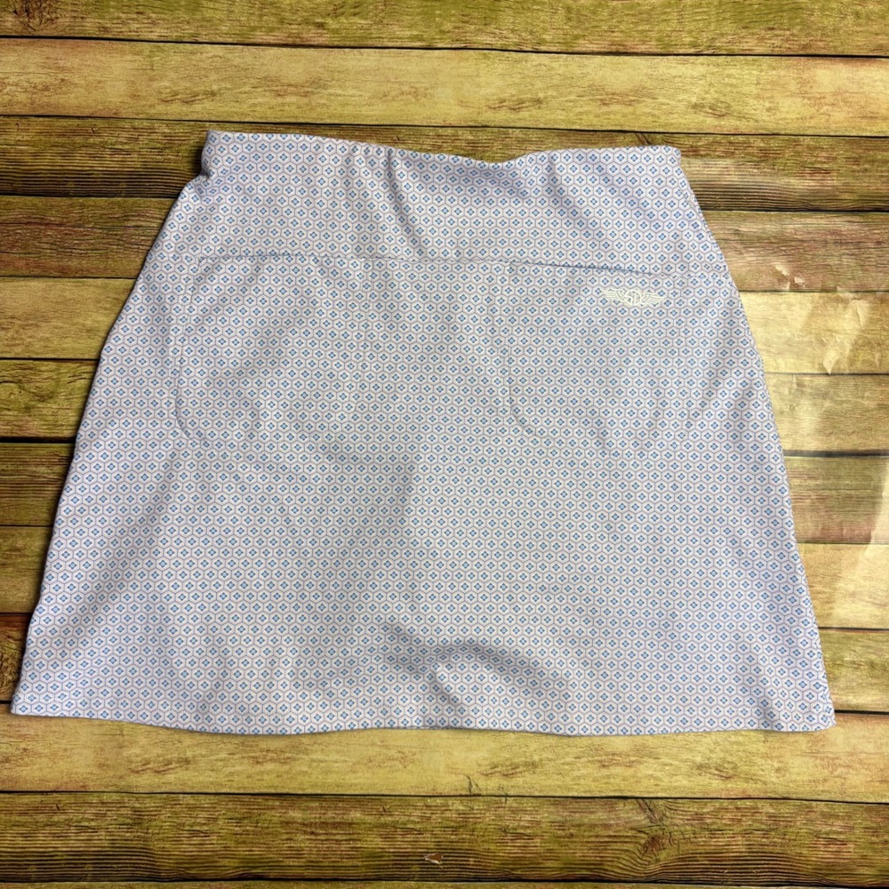 Tenniscore Grandmillennial Blokette Straight Down Geometric Athletic Skort Small - Picture 1 of 8